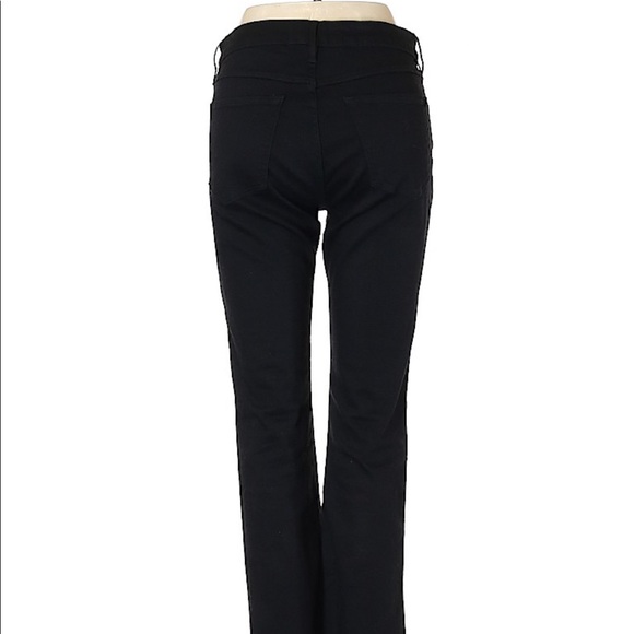 3x1 N.Y.C Black Raw Frayed Hem High Rise Jeans - Picture 3 of 9